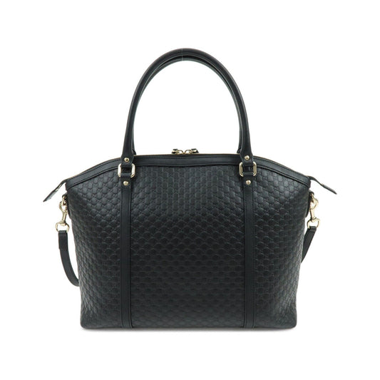 Gucci Guccissima GG Leather, Black, Leather, Handbag