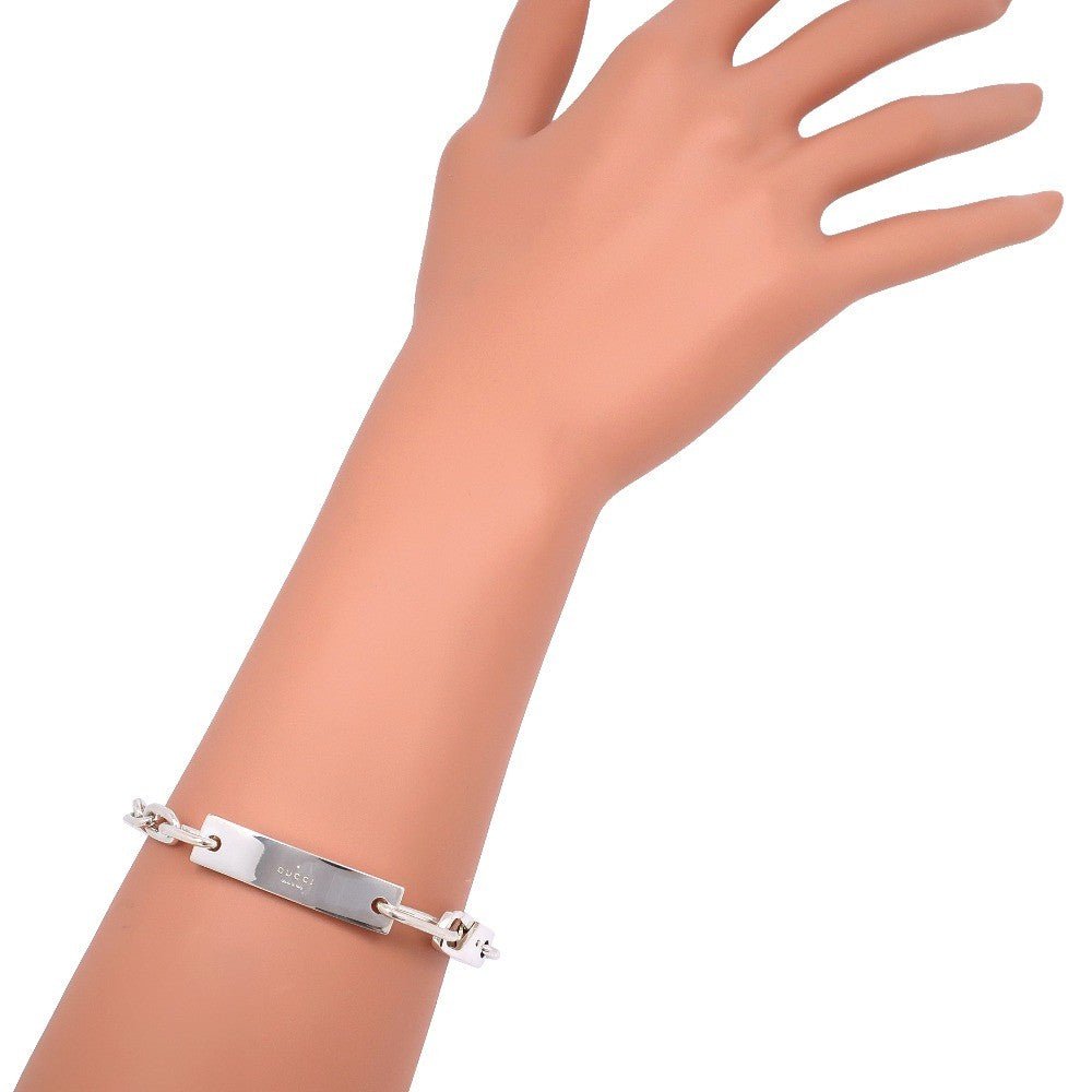 Gucci ID plate ovale chain bracelet - Brandsamsara