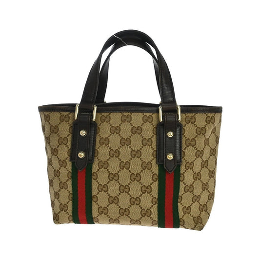 Gucci Jolicoeur Pochette GG Canvas and leather, Beige, Canvas, Handbag