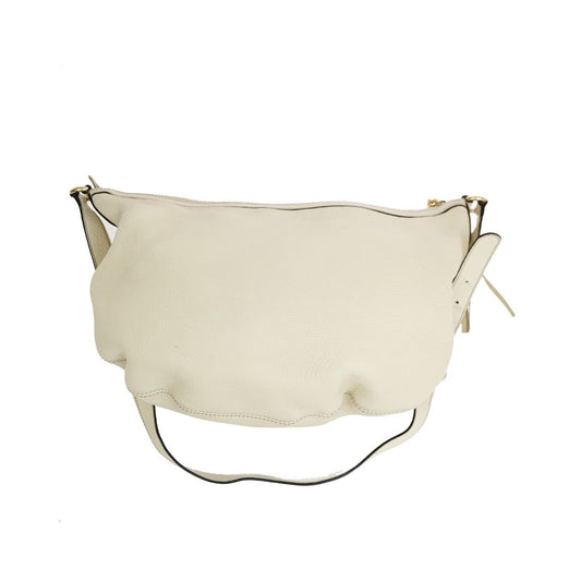 Gucci Soho Messenger Leather, White, Leather, Shoulder Bag