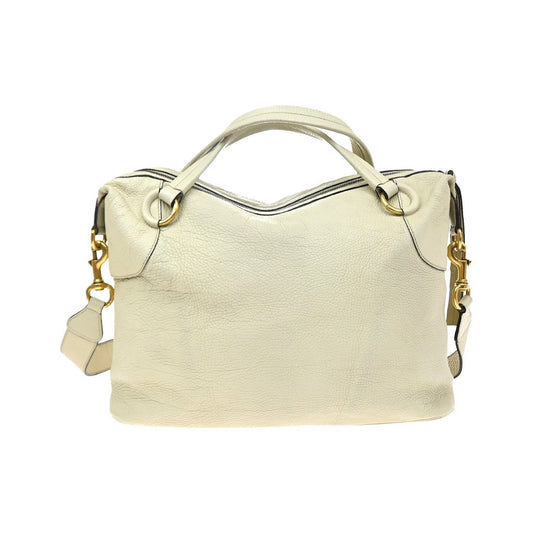 Gucci Twill Leather, Beige, Leather, Shoulder Bag