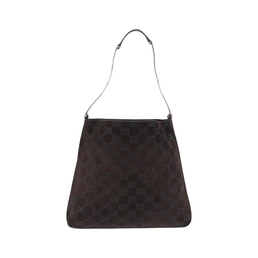 Gucci Vintage Hobo GG Suede, Multicolour, Suede, Shoulder Bag