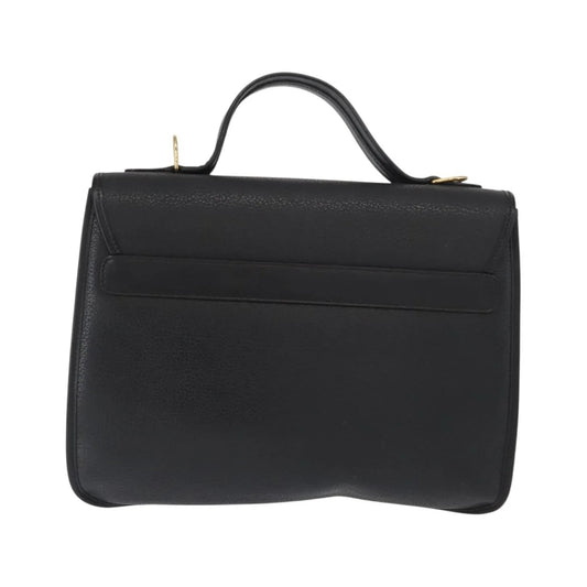 Gucci Vintage Leather, Black, Leather, Handbag