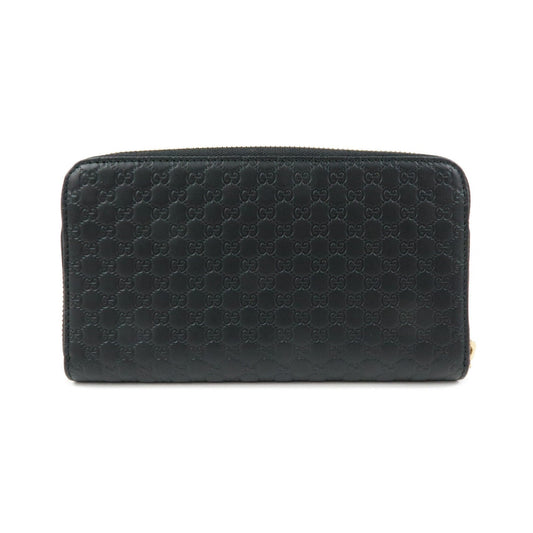 Gucci Zip Organizer Microguccissima Leather, Black, Leather, Wallet