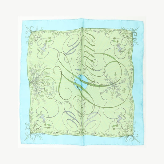 Hermes Carré 45 Les Capucines 100% Silk, Multicolour, Silk, Scarf