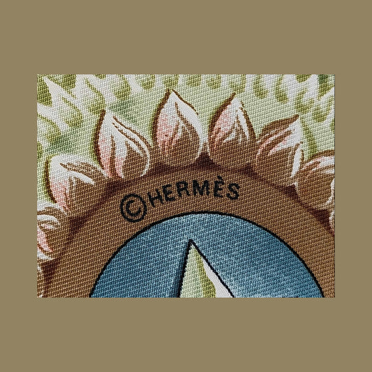 Hermes Carré 90 Silk multicolor, Multicolour, Silk, Scarf