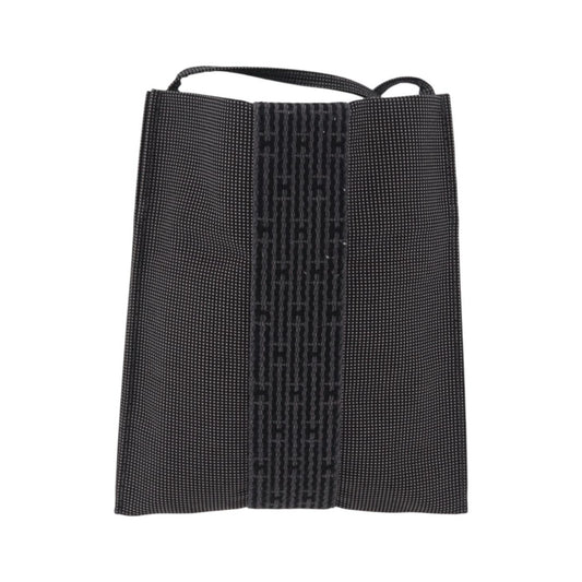 Hermes Herline Canvas, Gray, Canvas, Backpack