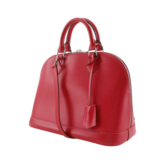 Louis Vuitton Alma Epi, Red, Leather, Handbag