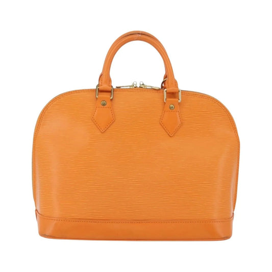 Louis Vuitton Alma Epi, Orange, Leather, Handbag