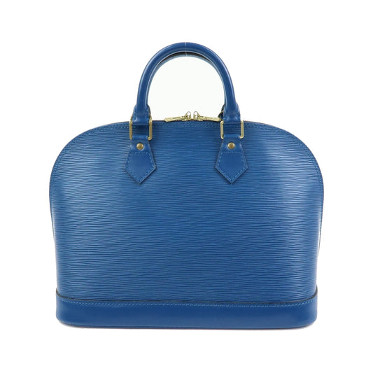 Louis Vuitton Alma Epi Leather, Blue, Leather, Handbag