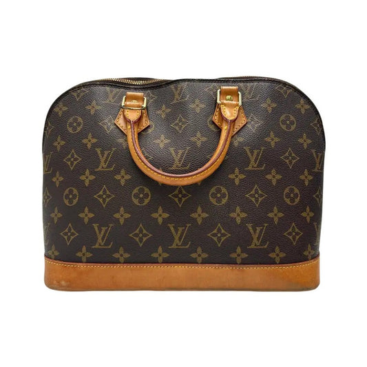 Louis Vuitton Alma Monogram Canvas, Brown, Canvas, Handbag