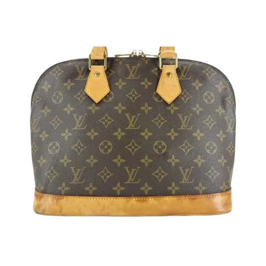 Louis Vuitton Alma Voyage Monogram Canvas, Brown, Leather, Handbag