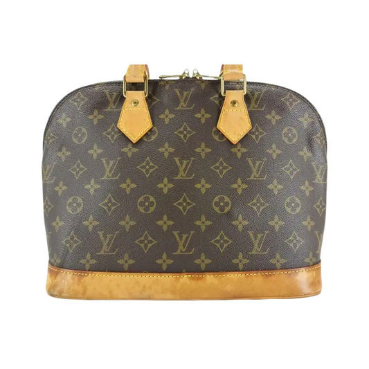 Louis Vuitton Alma Voyage Monogram Canvas, Brown, Leather, Handbag