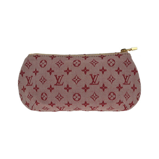 Louis Vuitton Anne Sophie Clutch Mini Lin, Red, Canvas, Clutch
