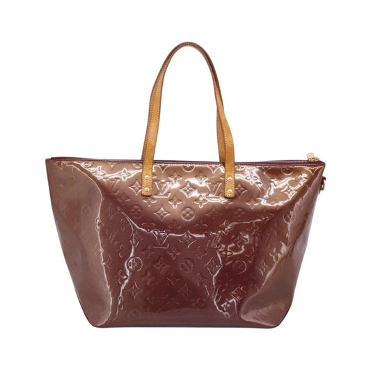 Louis Vuitton Bellevue Monogram Vernis, Purple, Patent Leather, Handbag