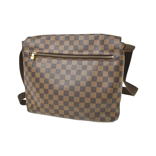 Louis Vuitton Brooklyn Damier Ebene, Brown, Canvas, Shoulder Bag