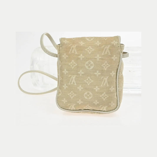 Louis Vuitton Cancun Pochette Monogram Mini Canvas, Beige, Canvas, Clutch