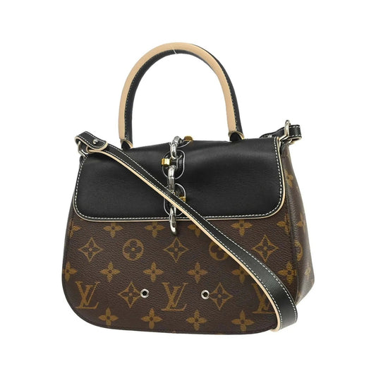 Louis Vuitton Chain It Monogram Canvas with Leather, Brown, Canvas, Handbag