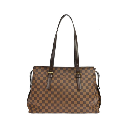 Louis Vuitton Chelsea Damier, Brown, Canvas, Tote Bag