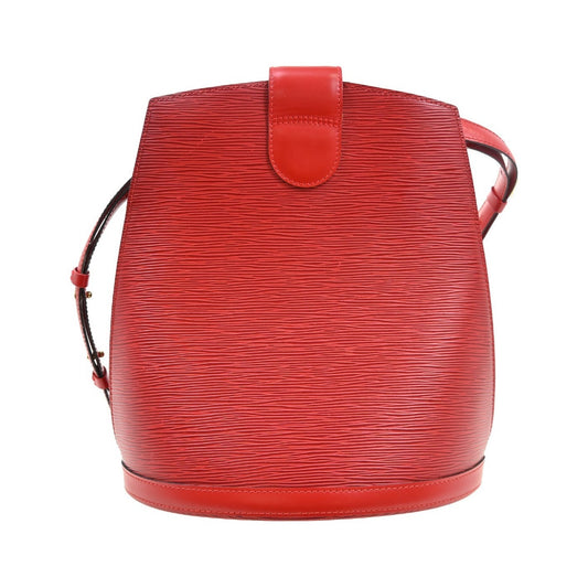 Louis Vuitton Cluny Epi Leather, Red, Leather, Shoulder Bag