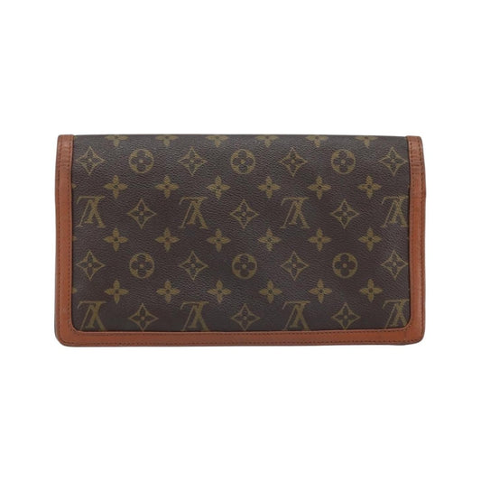 Louis Vuitton Dame Pochette Monogram Canvas, Brown, Canvas, Clutch