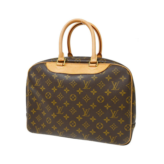 Louis Vuitton Deauville Monogram, Brown, Canvas, Handbag