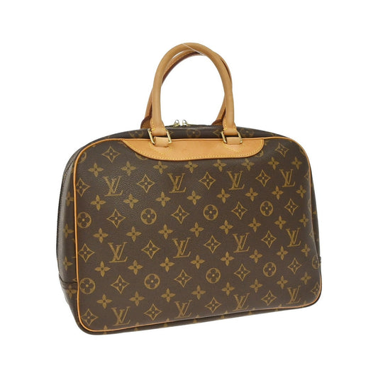 Louis Vuitton Deauville Monogram Canvas, Brown, Canvas, Handbag