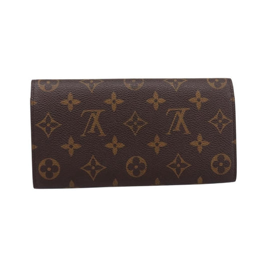 Louis Vuitton Emilie Monogram Canvas, Brown, Canvas, Wallet