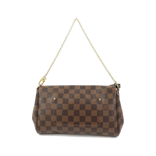 Louis Vuitton Favorite Damier, Brown, Canvas, Handbag