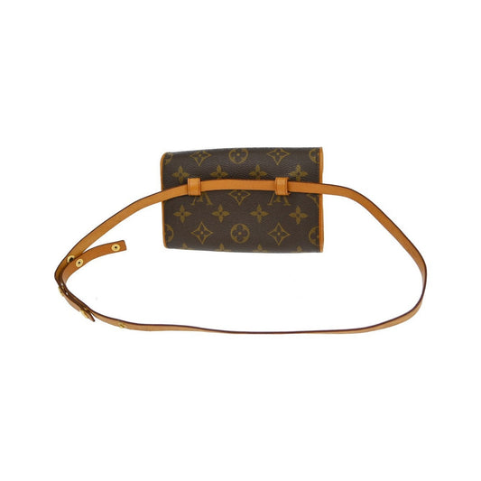 Louis Vuitton Florentine Canvas, Brown, Canvas, Clutch