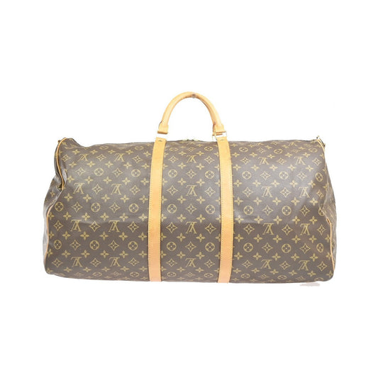 Louis Vuitton Keepall Bandoulière Monogram, Brown, Canvas, Travel Bag