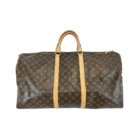 Louis Vuitton Keepall Monogram Canvas, Brown, Canvas, Travel Bag