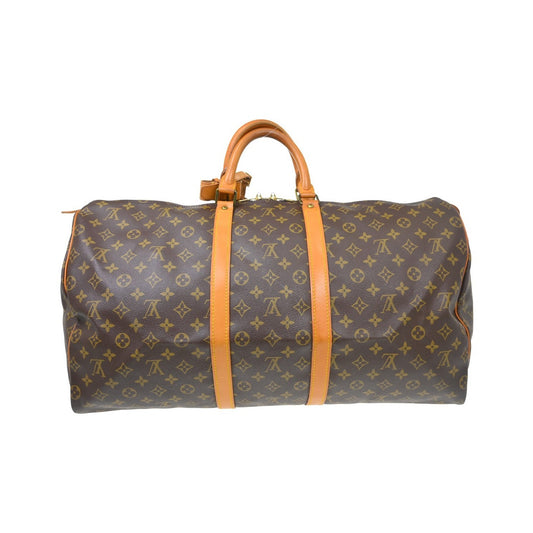 Louis Vuitton Keepall Monogram Canvas, Brown, Canvas, Travel Bag
