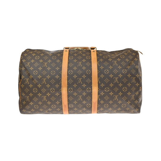 Louis Vuitton Keepall Monogram Canvas, Brown, Canvas, Travel Bag
