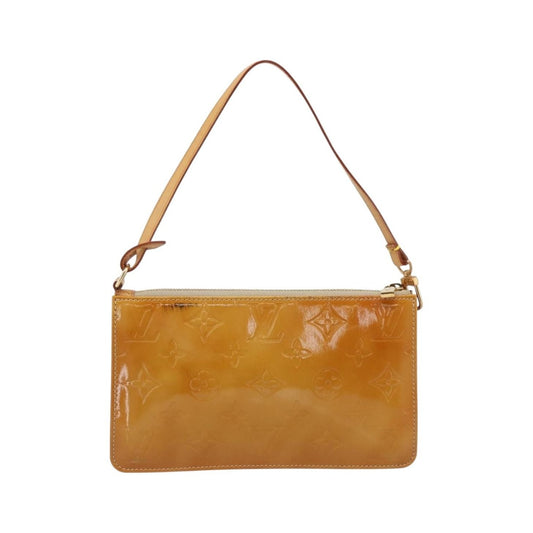 Louis Vuitton Lexington Pochette Patent Leather, Beige, Patent Leather, Clutch