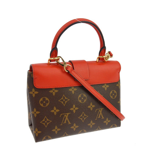 Louis Vuitton Locky Monogram Canvas with Leather, Brown, Canvas, Handbag
