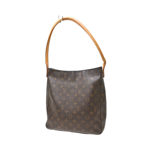 Louis Vuitton Looping Monogram Canvas, Brown, Canvas, Handbag