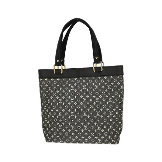 Louis Vuitton Lucille Mini Lin, Black, Canvas, Handbag