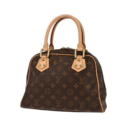 Louis Vuitton Manhattan Monogram Canvas, Brown, Canvas, Handbag