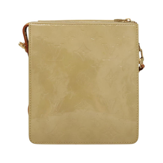 Louis Vuitton Mott Monogram Vernis, Beige, Patent Leather, Clutch