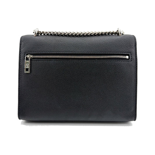Louis Vuitton Mylockme Leather, Black, Leather, Handbag