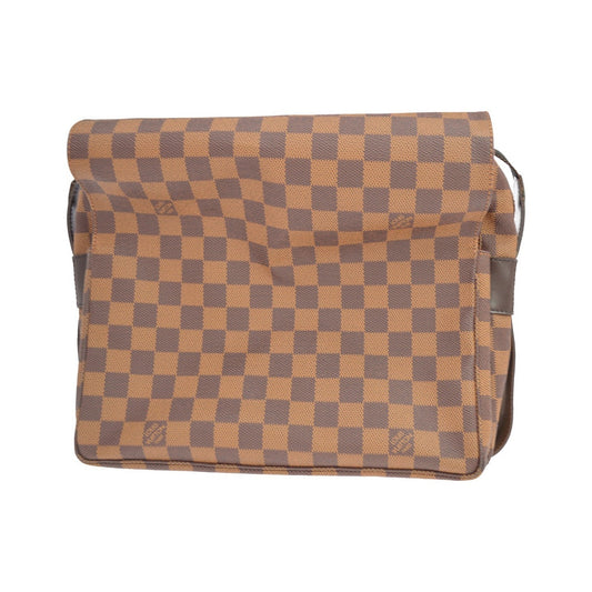 Louis Vuitton Naviglio Damier, Brown, Canvas, Shoulder Bag