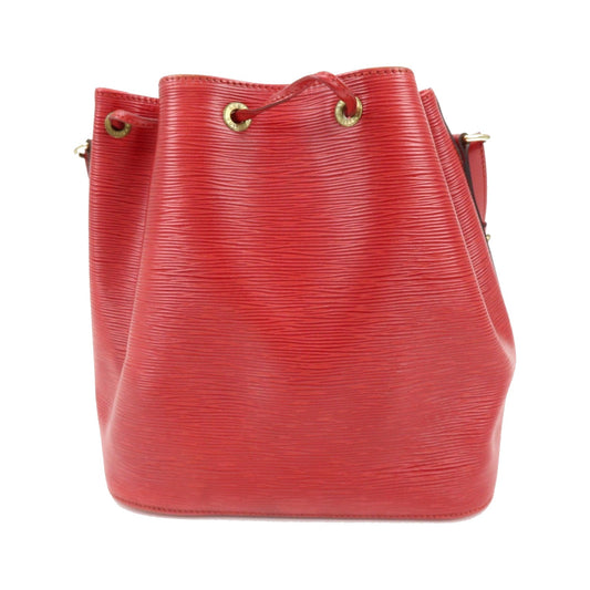 Louis Vuitton Petit Noe Epi Leather, Red, Leather, Handbag