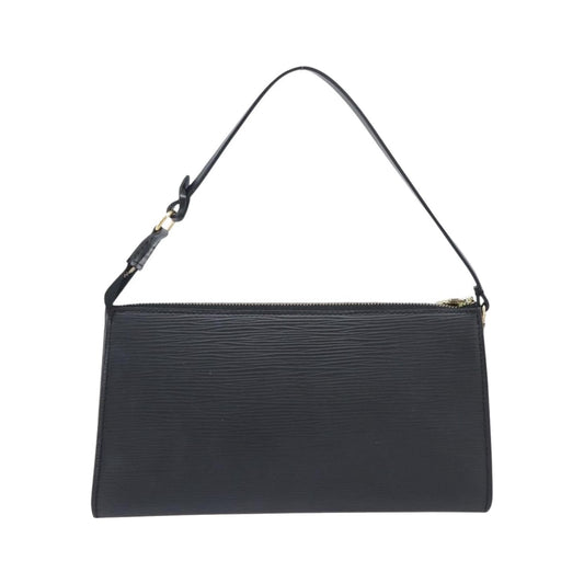 Louis Vuitton Pochette Accessoires Epi Leather, Black, Leather, Clutch