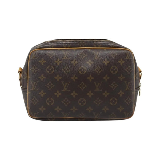 Louis Vuitton Reporter Monogram, Brown, Canvas, Shoulder Bag