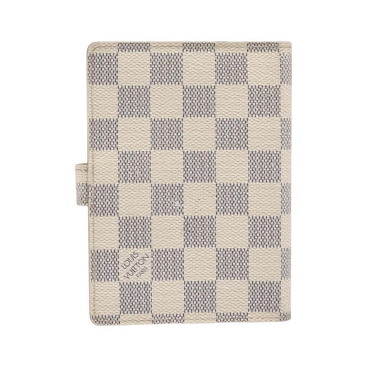 Louis Vuitton Ring Agenda Cover Damier, Beige, Canvas, Briefcase