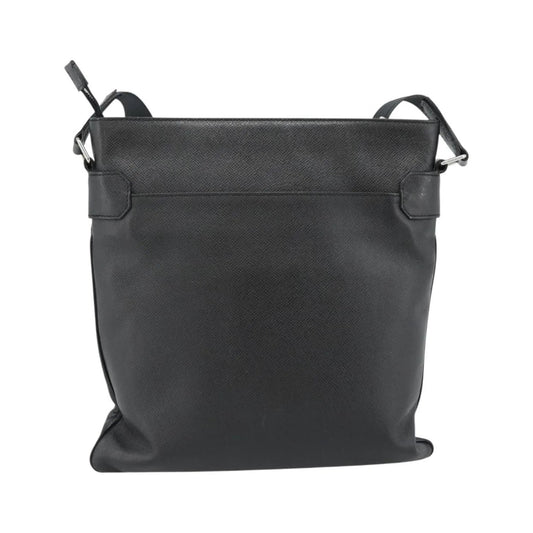 Louis Vuitton Sasha Taiga Leather, Gray, Leather, Shoulder Bag