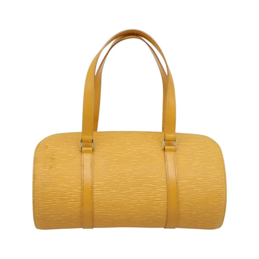 Louis Vuitton Soufflot Epi Leather, Yellow, Leather, Tote Bag