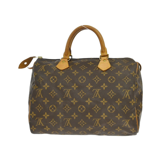 Louis Vuitton Speedy Monogram Canvas, Brown, Canvas, Handbag