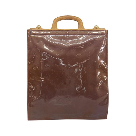 Louis Vuitton Stanton Monogram Vernis, Purple, Patent Leather, Tote Bag